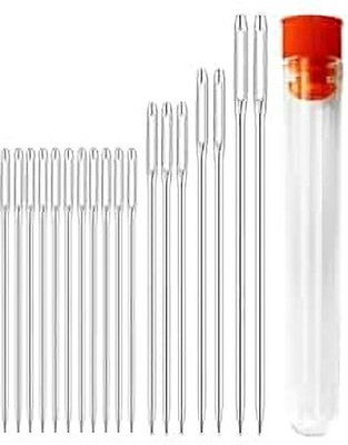 Gemsy Hand Sewing Needle(Sharps Needle Bottle Regular Pack of 18)