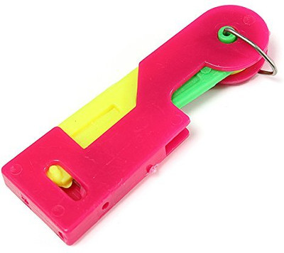 goho Automatic Plastic Needle Threader Thread Guide Needle Device Hand Sewing Needle(Regular Point Needle 1 Pack of 1)