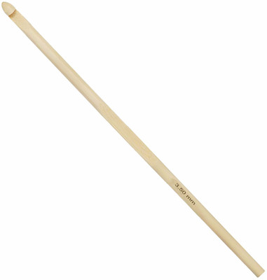 Jyoti Crochet Hooks - Bamboo (1 Piece of 6 Inch / 15cm of Size 10 in a Card) - Pack of 10 Cards Hand Sewing Needle(Crochet Needle 10 Number Pack of 10)