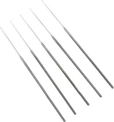 AWESOME STORE 1.5Inch Aari Needle Combo for Bead, Sequins, Metal Wires and Thread Hand Sewing Needle(Embroidery Needle 0.50 MM Pack of 5)