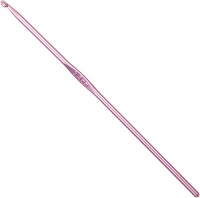 Jyoti Crochet Hooks - Aluminium (1 Piece of Colored 6 Inch / 15cm of Size 3.50mm in a Card) - Pack of 5 Cards Hand Sewing Needle(Crochet Needle 3.50mm Pack of 5)