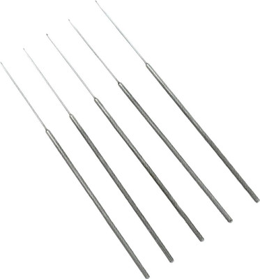 Survyam Enterprise 1.5Inch Aari Needle Combo for Bead, Sequins, Metal Wires and Thread Hand Sewing Needle(Embroidery Needle 0.50 MM Pack of 5)