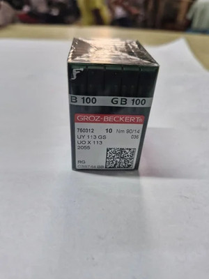 SSS Groz-Beckert UOX113 UYX113GS Needles for Kansai Special (Needle Size:100/16) Machine Sewing Needle(Ball Point Needle UY 113 NO. 16 NEEDLE Pack of 10)