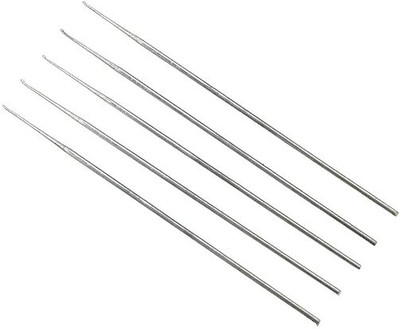 Manvikram MKRM Aari Embroidery Needles Set for Silk,Zari & Knit Thread Purpose - Pack of 5 Hand Sewing Needle(Embroidery Needle 14 Pack of 5)