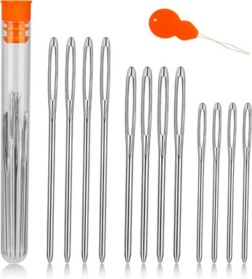 Gemsy Hand Sewing Needle(Knitting Needle Needle Bottle Regular Pack of 15)