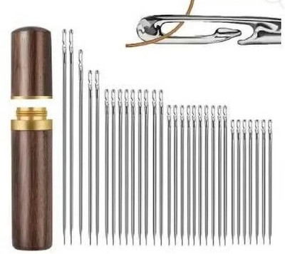 J & F Hand Sewing Needle(Chromium Regular Point Needle Chromium Regular Point needle Pack of 30)