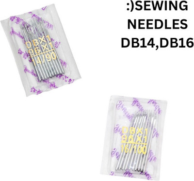 EASYSEW Hand Sewing Needle(Regular Point Needle DB14 DB16 Pack of 10)