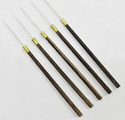 Survyam Enterprise Aari Wood Needle for Zardosi Work - 5 Nos Hand Sewing Needle(Knitting Needle Needle 0.5MM Pack of 5)