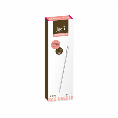 Jyoti Bag Hand Sewing Needles Size 6.5” - 7, Larger Thicker Base, Sewing Canvas & Bag Hand Sewing Needle(Regular Point Needle 6.5” - 7 Pack of 20)