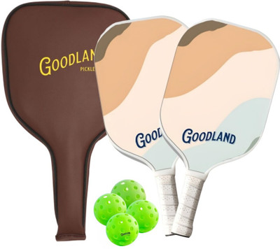 goodland Premium Pickleball Play Set Fiber Galss With Net (SOHO) Tennis Net(Beige)