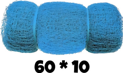 I2SERVICES 60*10 Professional Cricket Practice Net – Heavy-Duty Nylon for Training Cricket Net(Blue)