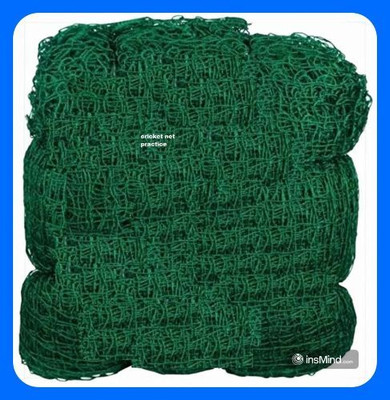 Acronet New_Cricket Net Keepning/Batting Practice Size green 90*10 Feet Cricket Net(Green)