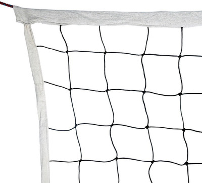 HACKERX VB- 101_Nylon Volleyball Net(Black, White)