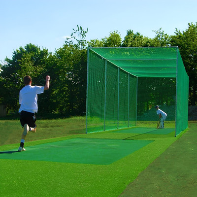 I2SERVICES Premium cricket net 10x10ft Nylon Net -115 Cricket Net(Green)