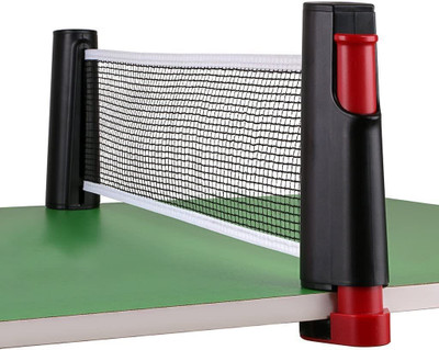 VECTOR X Table Tennis Net Retractable Table Tennis Net Replacement, Ping Pong Net Table Tennis Net(Black, Red)