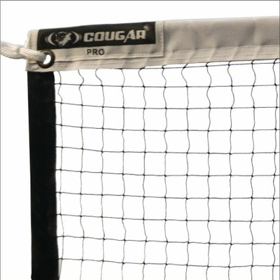COUGAR PRO Badminton Net Machine knitted nylon mesh Badminton Net(Black)