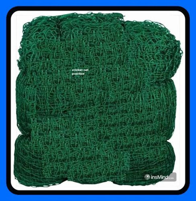 clickon Co_New_Cricket Net Keepning/Batting Practice Size green 90*10 Feet-N Cricket Net(Green)
