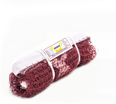 Acronet 33x3 Feet Nylon Material Badminton Net-N Volleyball Net(Maroon)
