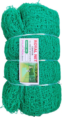ROYALNETCENTER 100x10 Feet Cricket Practice & Boundary Safety Net Cricket Net(Green)