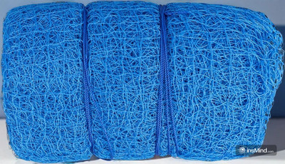 Azure Cricket Net Keepning/Batting Practice Size Blue (50*10 Feet) Cricket Net(Blue)
