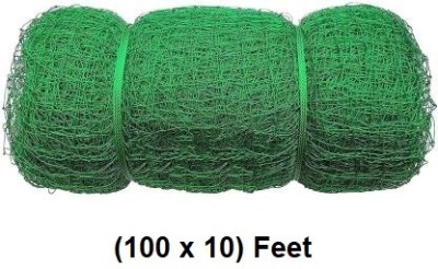 VASUENT ERPRISESIN Nylon 100x10 Feet Ground Boundary And Practice Cricket Net WITH INTER LOCK Cricket Net(Green)