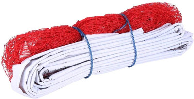 Monika Sports Top Quality 2 Side Tape Red Net Badminton Net(Red)