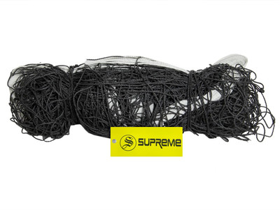 Supreme Volleyball Net All Nylon 3 Side Tape (Pack Of 1) Volleyball Net(Black)