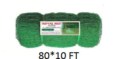 Pashchayate Durable Training Net, Sports Nets Cricket Batting Practice Net 80*10 ft Cricket Net(Green)