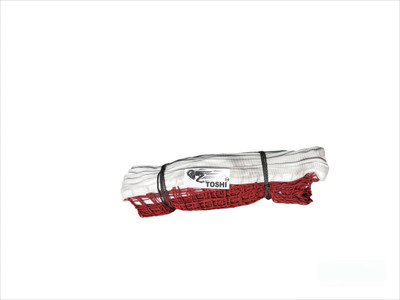 Toshi BADMINTON NET(COTTON) Badminton Net(Red)