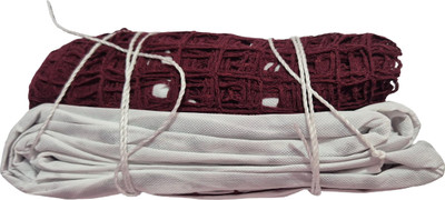 blumax Badminton Net Cotton (Heavy) For (Pack Of 1) Badminton Net (Maroon) Badminton Net(Maroon)