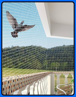 Gulshan Sports Gs_100x10 Foot Anti Bird Net & Window Protection Camping Net (White)-N Bird Net(White)