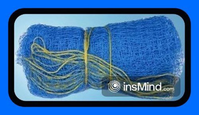 clickon Co_New_Cricket Nylon Exercise Net 60x10 Feet-N Cricket Net(Blue)