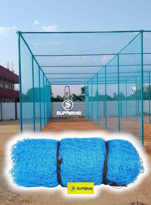 Supreme Cricket Net Full Pitch With Roof Cricket Net(Blue)