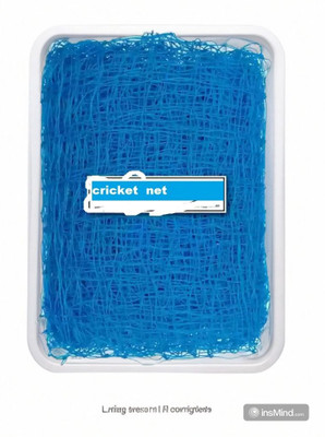 Acronet Cricket Net Batting Practice Size Blue 70*10 Feet Roof not included practice net Cricket Net(Blue)