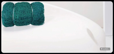 Acronet Cricket Nylon Strong Net size 80x10 Feet-N Cricket Net(Green)