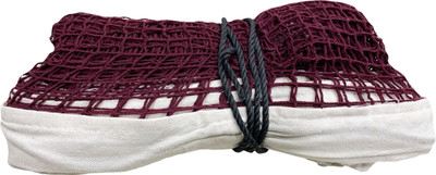 LYGER Sports Outdoor Indoor For Training Backyard, Beach Cotton Badminton Net(Maroon)