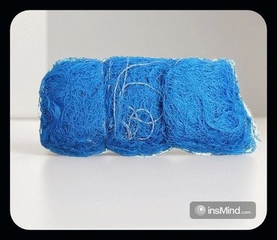 Acronet Cricket Nylon Sturdy Net 90x10 Feet-N Cricket Net(Blue)