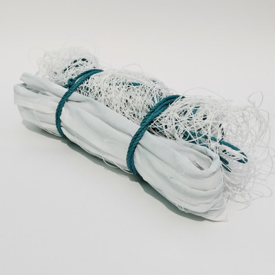 ROYALNETCENTER Volleyball Net Outdoor Sand, Grass for Backyard, Portable Beach Kids Volleyball Net(White)
