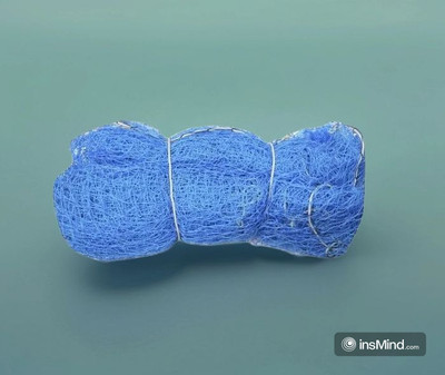 Azure 100x10 Feet Cricket Nylon Heavy-Duty Field Net Cricket Net(Blue)