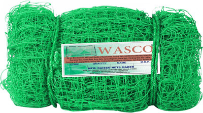 Wasco 40*10 Feet Nylon Boundary And Practice Cricket Net(Green)