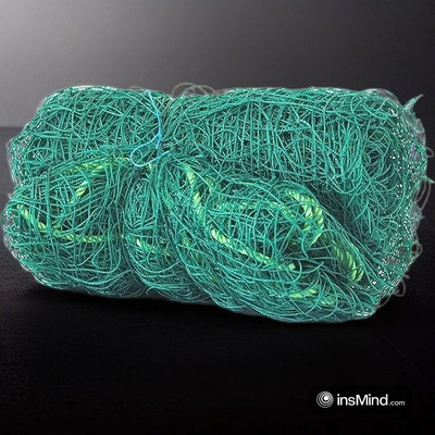 Azure Cricket Net Keepning/Batting Practice Size green 50*10 Feet_014 Cricket Net(Green)