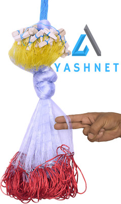 TAJNET ML 50MM SHISHA Fishing Net(Multicolor)