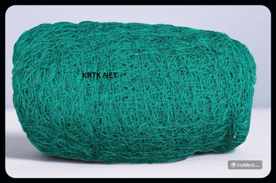Acronet Cricket Practice/Football Sports Ground Net Safety net Size 80X10-(Green)-N Cricket Net(Green)