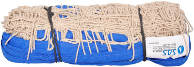 SAS Cotton with 100 mm mesh Volleyball Net(White)