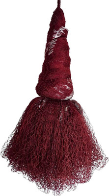 PURKAIT FISHNET cast net 24mm 5kg hight 13ft,round 48ft brown colour Fishing Net(Brown)