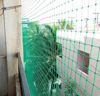 Shoppin Ston Anti Bird Net 10 Ft. x 8 Ft.(80 SQ.Ft.)Nylon Net For Balcony/ Camping Net(Green)