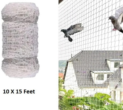 I Geon Anti Bird Net for Balcony | Kabutar Jali Pigeon Net for Balcony, 10X15 feet Camping Net(White)