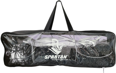 Spartan Match Superior Nylon With wire Net Approved From VFI Volleyball Net(Black)