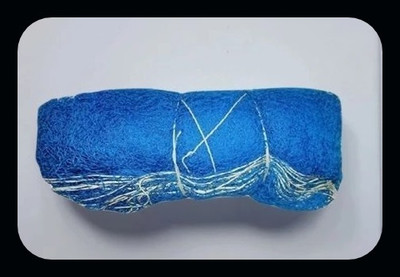 Acronet 60x10 Feet Cricket Nylon Superb Quality Net-N Cricket Net(Blue)