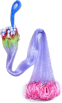 Barsha Fishing Nets 35mm fishing net lead sinker Fishing Net(Blue, Pink)